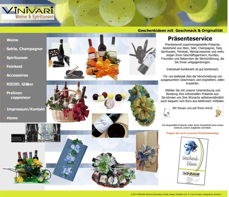 VINIVARI Prsente Service Geschenkkrbe