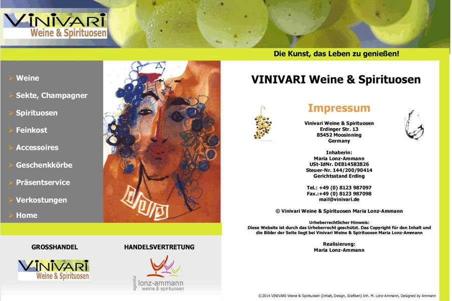 VINIVARI Impressum